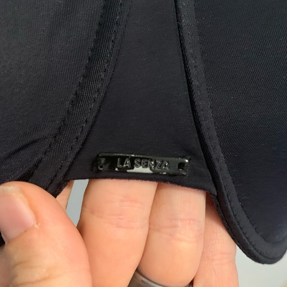La Senza Black Strapless Bra with Clear Straps 38D - Picture 3 of 8